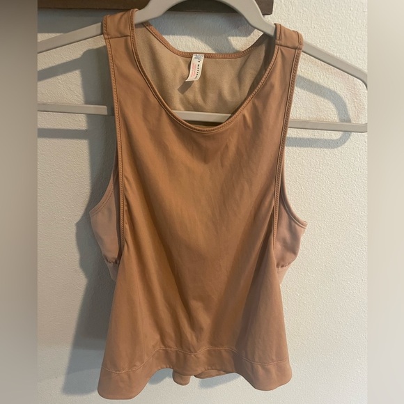 Free people movement tan tank top size Small - Picture 1 of 6